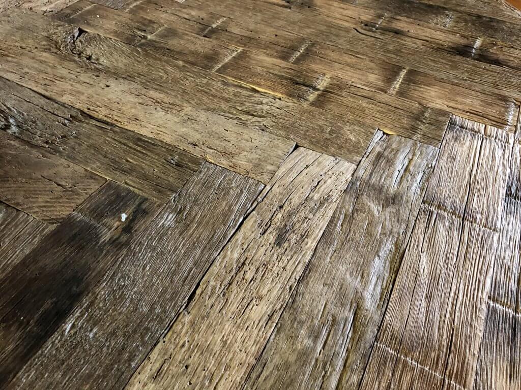 Oude houten vloeren -
